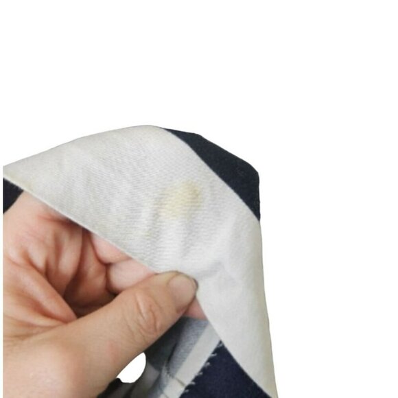 Vineyard Vines sz 6 Long Strapless Dress Back Bow Zip Polka Dot Stripes Lined - Picture 5 of 16